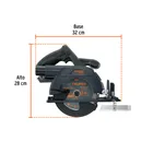 Sierra circular 6-1/2', 20V, s/accesorios, TRUPER MAX 3