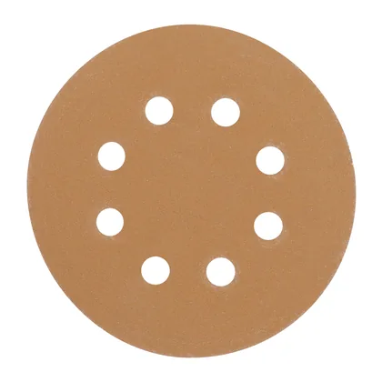 Paquete con 5 discos de lija 5' grano 150, 8 perforaciones