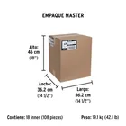 Cinta masking tape de 1-1/2' x 50 m, PRETUL 7