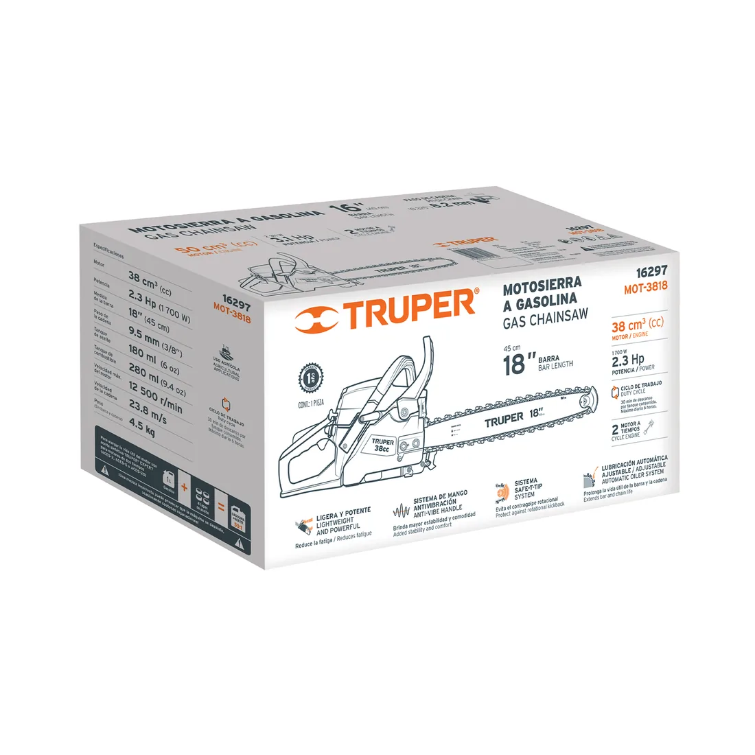 Caja de empaque de repuesto para MOT-3818, TRUPER