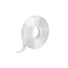 Cinta nano doble cara reutilizable, transparente 3 m x 10 mm 1