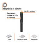 Broca diamantada 3/8' (10 mm), TRUPER 2