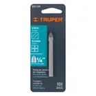 Broca para vidrio y azulejo de 1/4', TRUPER 4