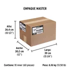 Cinta para ducto 10m x 48mm, espesor 0.16mm, PRETUL 6