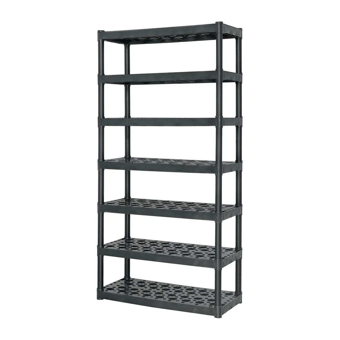 Estante plástico 7 repisas capacidad 60kg, 91x43x185, TRUPER