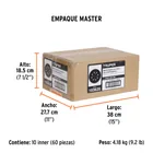 Base hook and loop para LIRI-20A, TRUPER 4