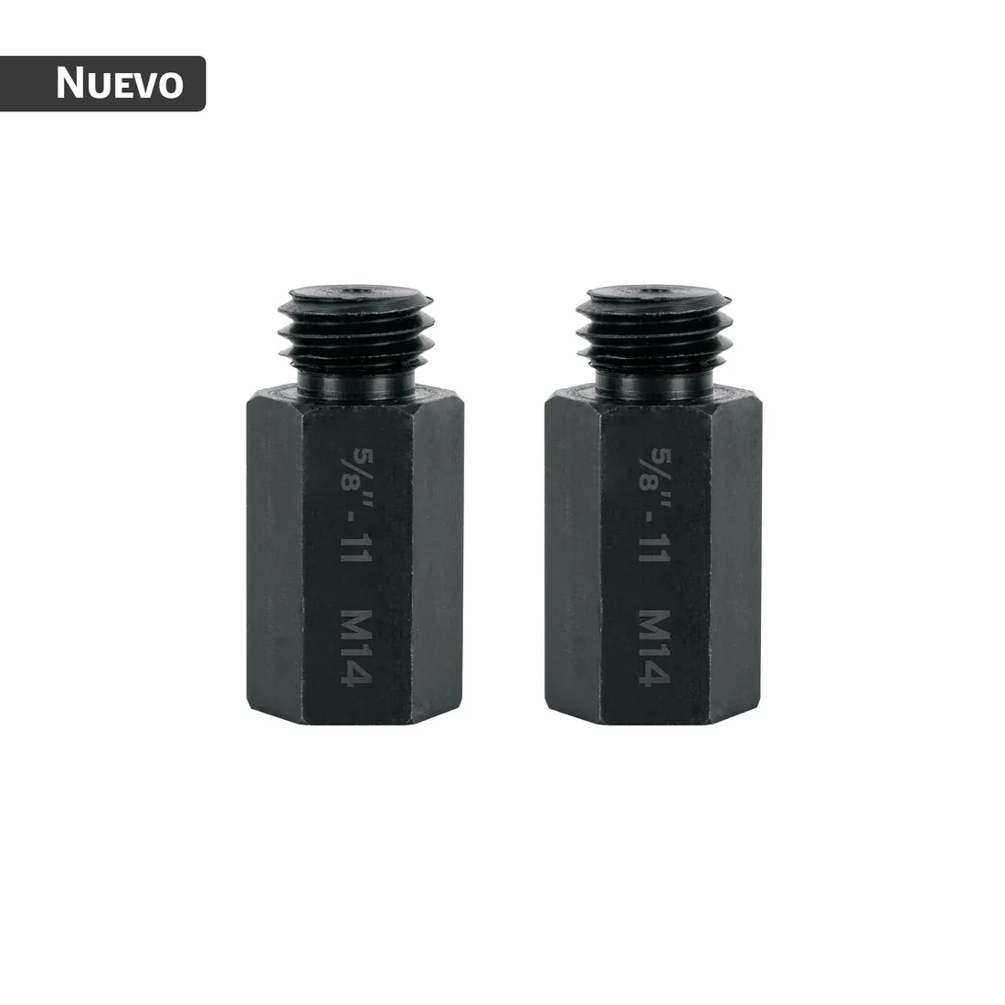 Juego 2 adaptadores para borlas doble cara, 5/8'-11, TRUPER