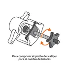 Separador de balatas para frenos de disco, TRUPER 4