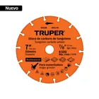 Disco 7' multimaterial de carburo de tungsteno, TRUPER 1