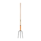 Bieldo para paja, 3 dientes, mango largo 48', TRUPER 1
