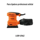 Bolsa con 2 carbones de repuesto para LIOR-1/4A2, TRUPER 2