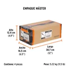 Matraca de impacto neumática 1/2', TRUPER 8