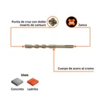 Broca SDS Plus 9/16 x 6', TRUPER 3