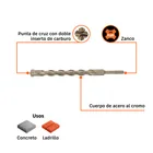 Broca SDS Plus 7/8 x 11', TRUPER 3
