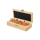 Juego de 6 brocas para router, TRUPER 1