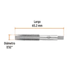 Machuelo semicónico 7/32' x 24 cuerda gruesa, TRUPER 3