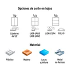 Lija para madera papel cabinet, grano 60, TRUPER 3