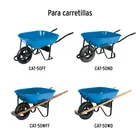 Concha metálica para carretillas CAT-50FF y CAT-50ND, TRUPER 4