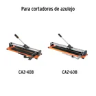 Repuesto 4 bases para riel de cortador CAZ-40/50/60B, TRUPER 2