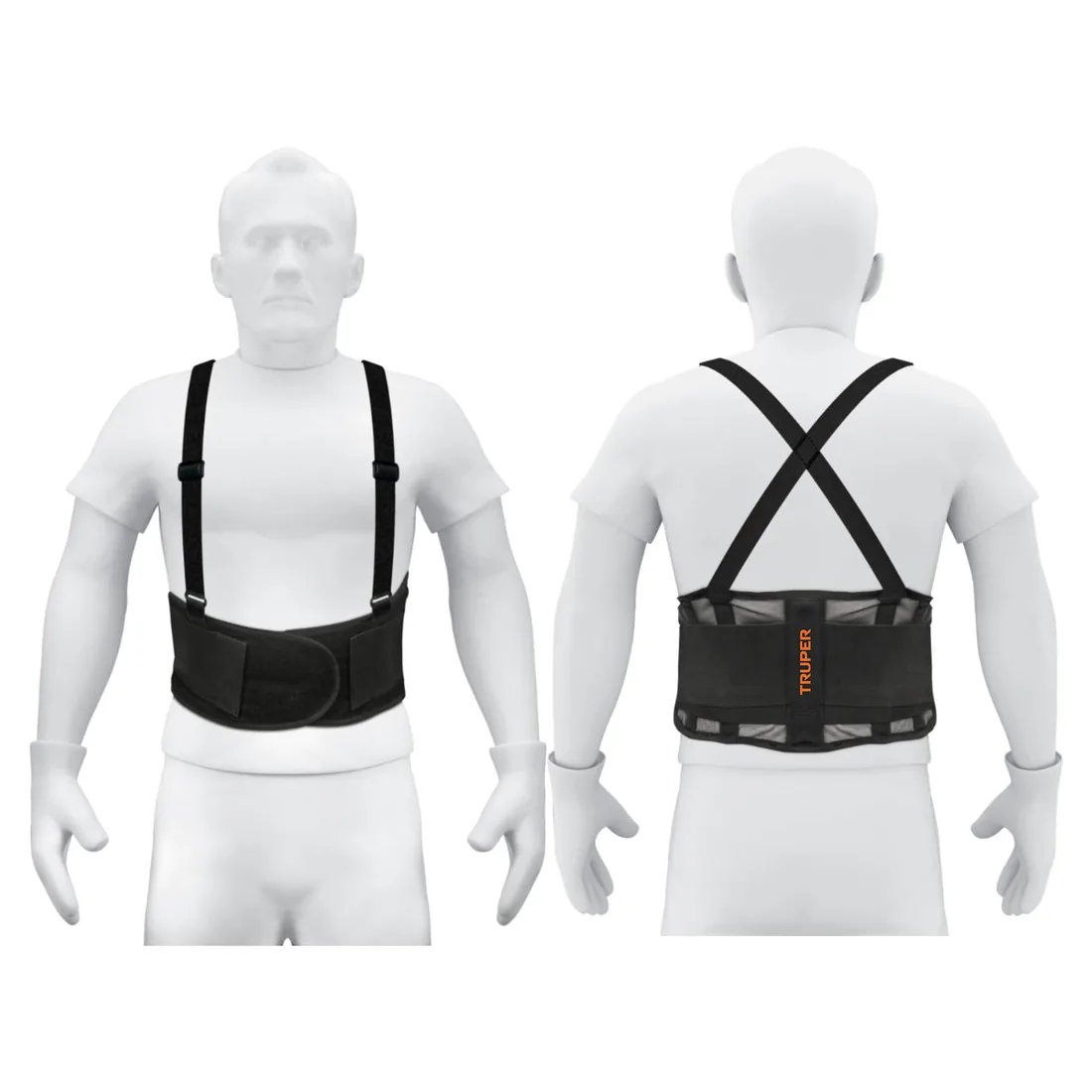 Faja lumbar de malla transpirable, talla CH, TRUPER
