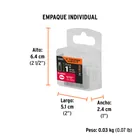 Estuche con 5 puntas planas de 5/32' largo 1', TRUPER EXPERT 5