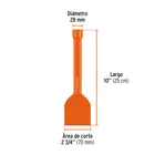 Cincel ladrillero 2-3/4 X 10', TRUPER 4