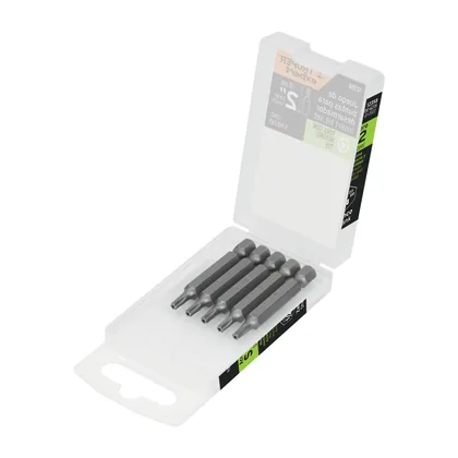 Estuche con 5 puntas torx T15 con seguro largo 2', EXPERT