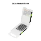 Estuche con 5 puntas torx T15 con seguro largo 2', EXPERT 4