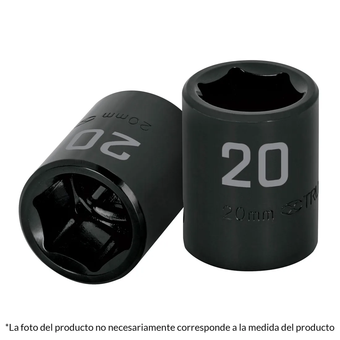 Dado cuadro 1/2' de impacto 6 puntas de 12 mm, TRUPER