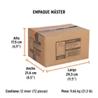 Dado cuadro 1/2' de impacto 6 puntas de 21 mm, TRUPER 5