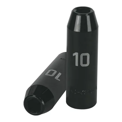 Dado largo cuadro 1/2' de impacto 6 puntas de 10 mm, TRUPER