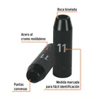 Dado largo cuadro 1/2' de impacto 6 puntas de 11 mm, TRUPER 2
