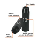 Dado largo cuadro 1/2' de impacto 6 puntas de 13 mm, TRUPER 2