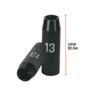 Dado largo cuadro 1/2' de impacto 6 puntas de 13 mm, TRUPER 3