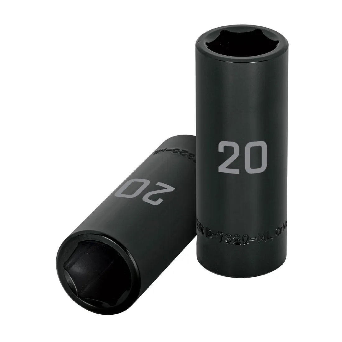 Dado largo cuadro 1/2' de impacto 6 puntas de 20 mm, TRUPER