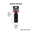Dado largo de impacto de 1', 6 puntas, cuadro 3/4', TRUPER 5
