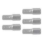 Estuche con 5 puntas hexagonales de 5/16mm largo 1', EXPERT 2