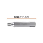 Estuche con 3 puntas bristol M10 largo 3', TRUPER EXPERT 3