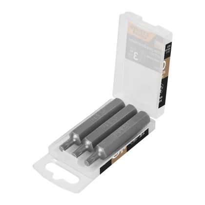 Estuche con 3 puntas bristol M6 largo 3', TRUPER EXPERT