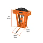 Doblador hidráulico para tubo, 16 ton, TRUPER 3