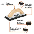 Flota de hule 9-1/2', espesor 5/8',acabado extraliso, TRUPER 2