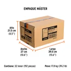 Dado de impacto de 3/8', 6 puntas, cuadro 1/2', TRUPER 7