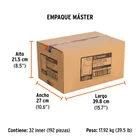 Dado de impacto de 1/2', 6 puntas, cuadro 1/2', TRUPER 7