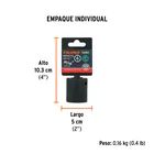 Dado de impacto de 15/16', 6 puntas, cuadro 1/2', TRUPER 5