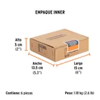 Dado de impacto de 1', 6 puntas, cuadro 1/2', TRUPER 6