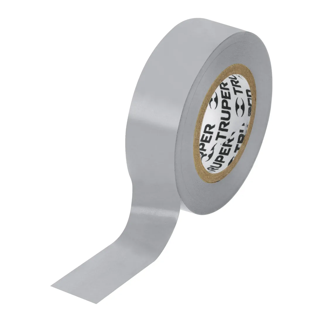 Cinta de aislar de 9 m x 19 mm, gris, TRUPER