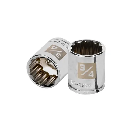 Dado de 3/4', 12 puntas, cuadro 3/8', TRUPER