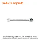 Llave combinada con matraca 16 mm x 202 mm largo, EXPERT 1