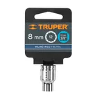 Dado de 8 mm, 12 puntas, cuadro 3/8', TRUPER 4