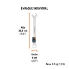 Llave combinada extralarga 30 mm x 401 mm de largo, EXPERT 5